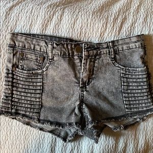 Bebe Dark Denim Shorts